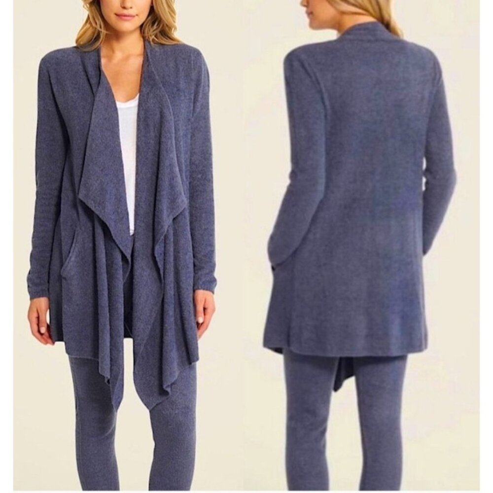Barefoot Dreams Women's Chic Ultra Lite Plum Cardigan Size S/M